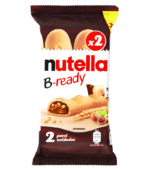 Nutella B-Ready Wafer Snack | Crispy Wafer Filled with Creamy Hazelnut Cocoa Spread | Pack of 2, 44g