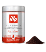Illy Classico Coffee 250g – 100% Arabica, Classic Roast | Mild & Balanced Italian Coffee