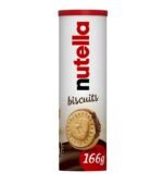 Nutella Biscuits Tube | Crispy Cookies Filled with Nutella | 166g