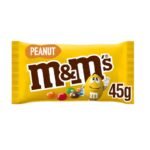 M&M’s Peanut 45g | Crunchy Peanut Center Coated in Milk Chocolate