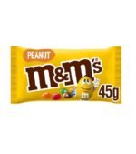 M&M’s Peanut 45g | Crunchy Peanut Center Coated in Milk Chocolate