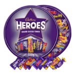 Cadbury Heroes Chocolate Tub | Assorted Mini Bars | 550g