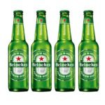 Heineken Premium Lager Beer | 330ml Glass Bottle | International Quality