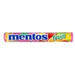 Mentos Fruit Chewy Dragees | Assorted Fruit Flavors | 38g