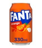 Fanta Orange Soft Drink | 330ml Can | Sparkling Fruity Beverage