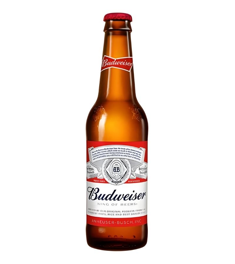45 Budweiser | Non-Alcoholic Premium Brew | 330–355 ml Bottle - Image 1