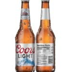 Coors Light Beer | Premium Light Lager | 250 ml Glass Bottle