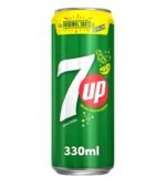 7UP Lemon-Lime Carbonated Soft Drink | 330ml – 355ml Can | Crisp & Refreshing Taste