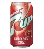 7UP Cherry Diet Soda | 330ml – 355ml Can | Sugar-Free Lemon-Lime & Cherry Flavor