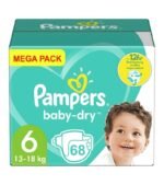 HYGIEN Pampers Baby-Dry – 68 pcs No. 6 (13–18 kg)