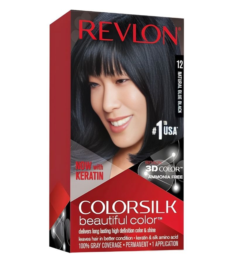 4 Revlon Colorsilk Beautiful Color #12 Blue Black