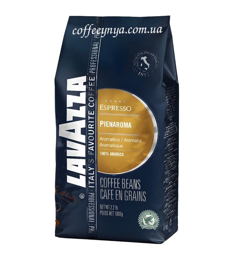 4 Lavazza Pienaroma Espresso Whole Coffee Beans 1kg - Image 1